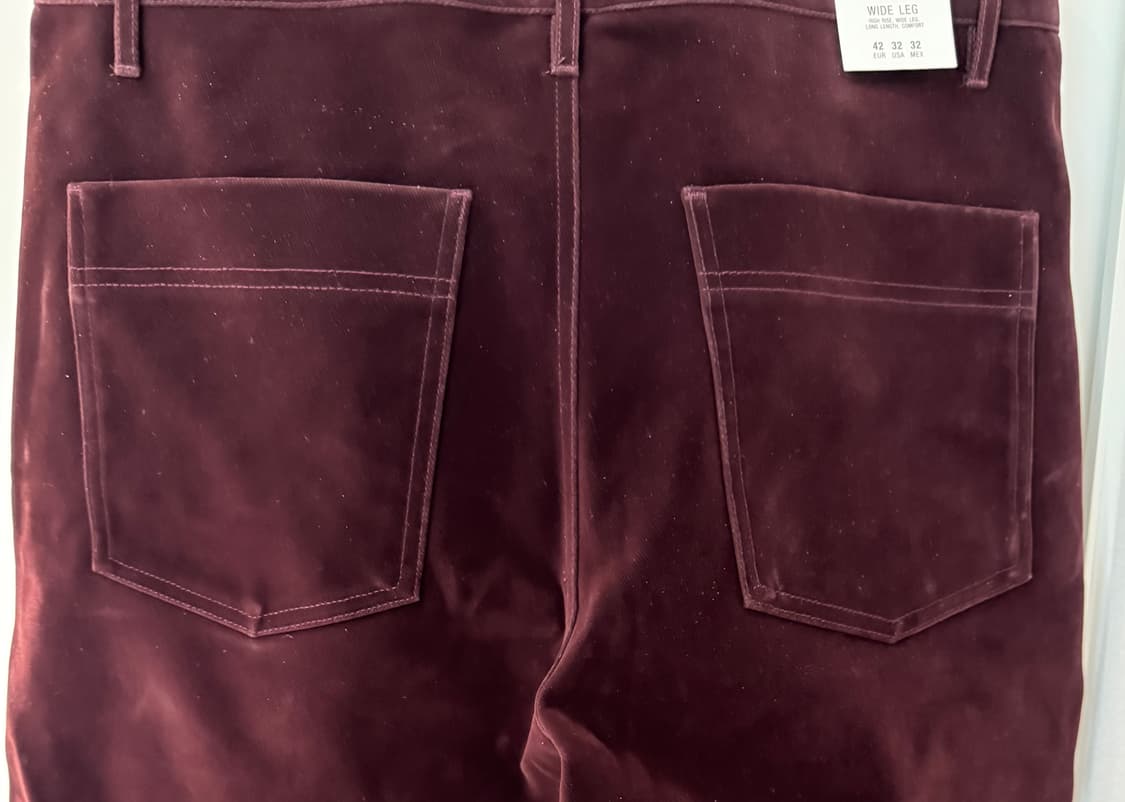 자라 와이드 레그 코듀로이 바지 eur42 새상품 상품이미지4