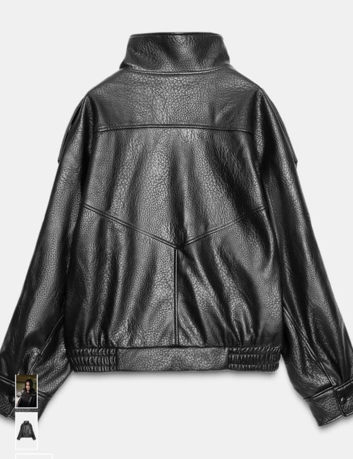 Zara 자라 페이크 레더 자켓 상품이미지3