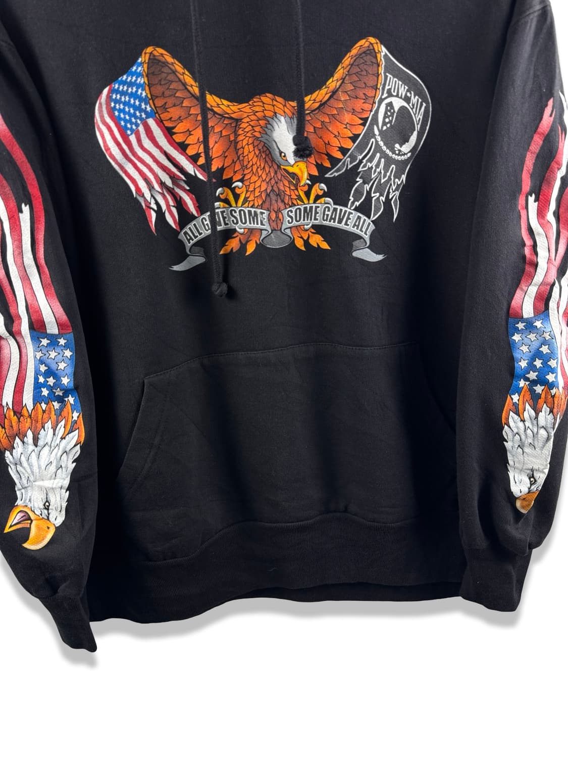 성조기 독수리 프린팅 후드티3149 상품이미지4