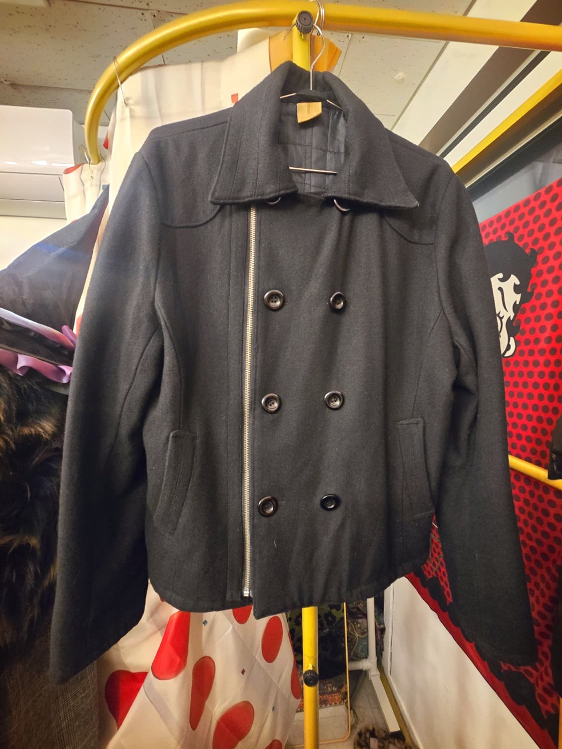 N.HOOLYWOOD (엔.헐리우드)일본90.s해군 울 매키노 피코트 상품이미지6