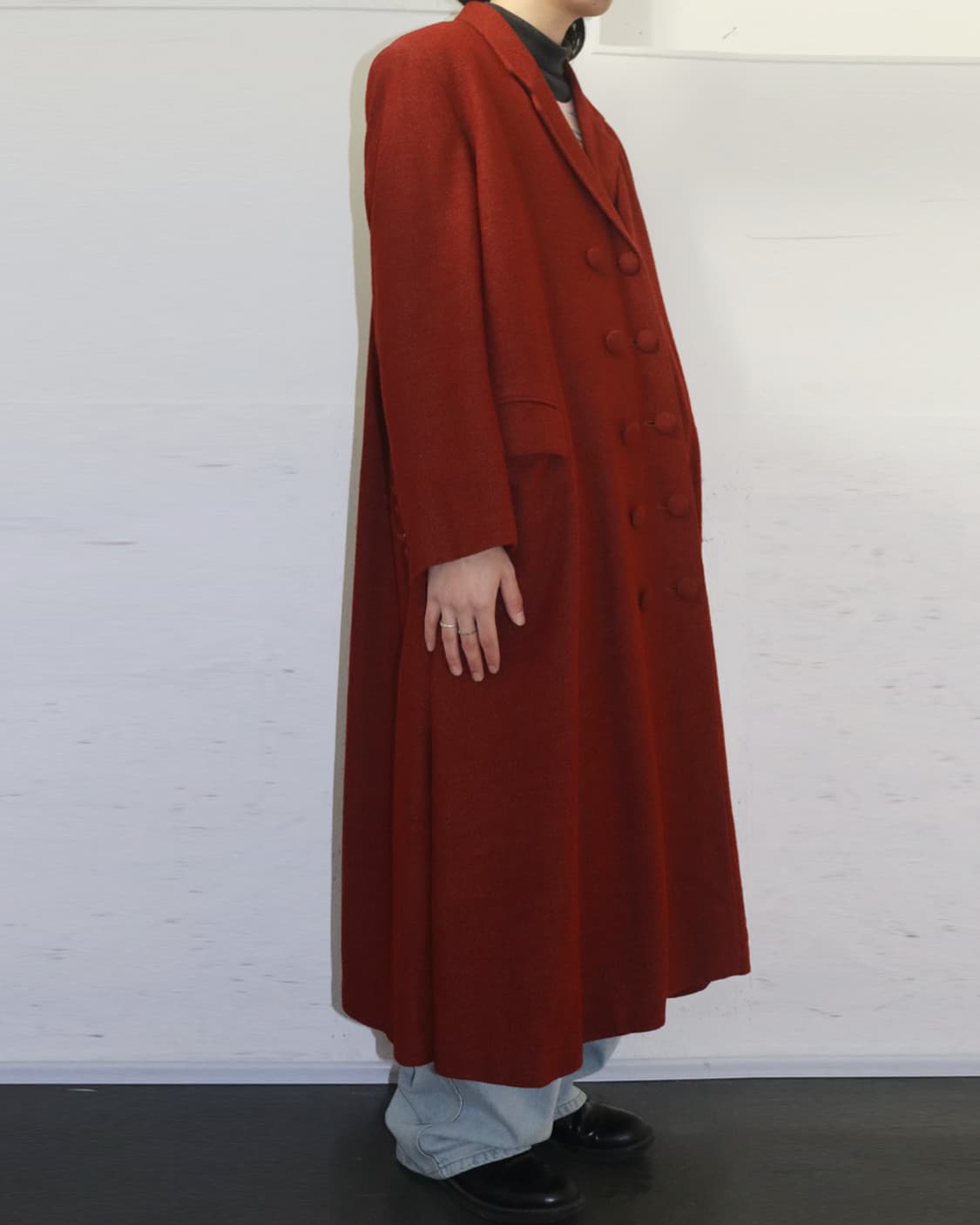 장폴고티에 90s 더블 브레스티드 롱 코트 상품이미지2