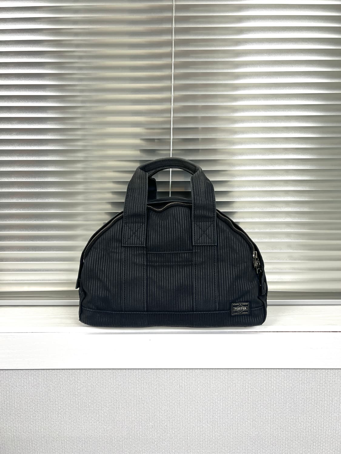 PORTER-TOTE BAG M (Washed Stripe Black) 상품이미지2