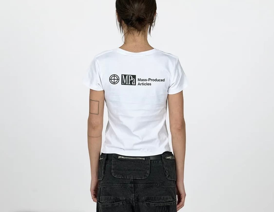 MPa T-SHIRT WOMEN (WHITE) 플라스틱프로덕트 반팔 상품이미지1