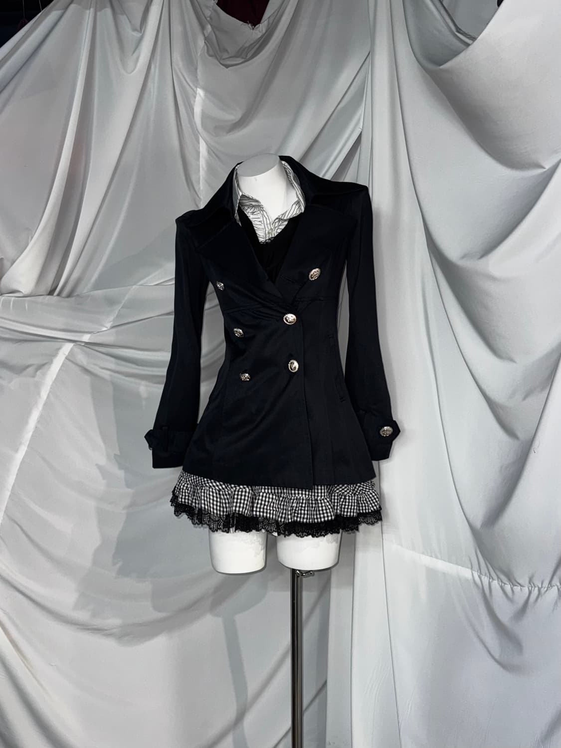 세실맥비 미와코깔 무채색 히메 키치 코디세트  상품이미지9