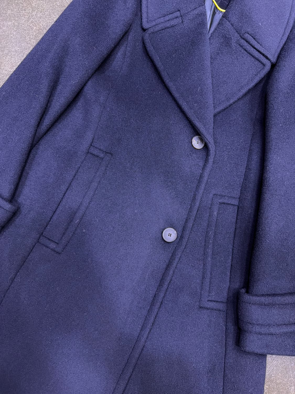 11AM 네이비 클래식 울 롱 코트 S 상품이미지5