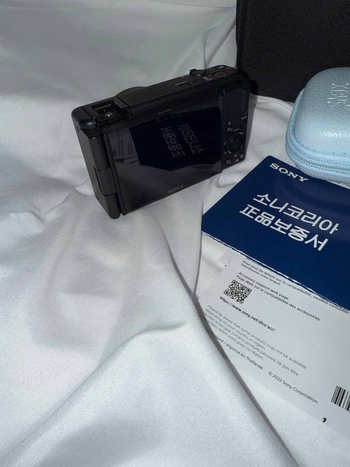 소니 ZV-1M2 블랙 풀박스 + SD 128GB + 휴대용 플래시(개별 상품이미지5