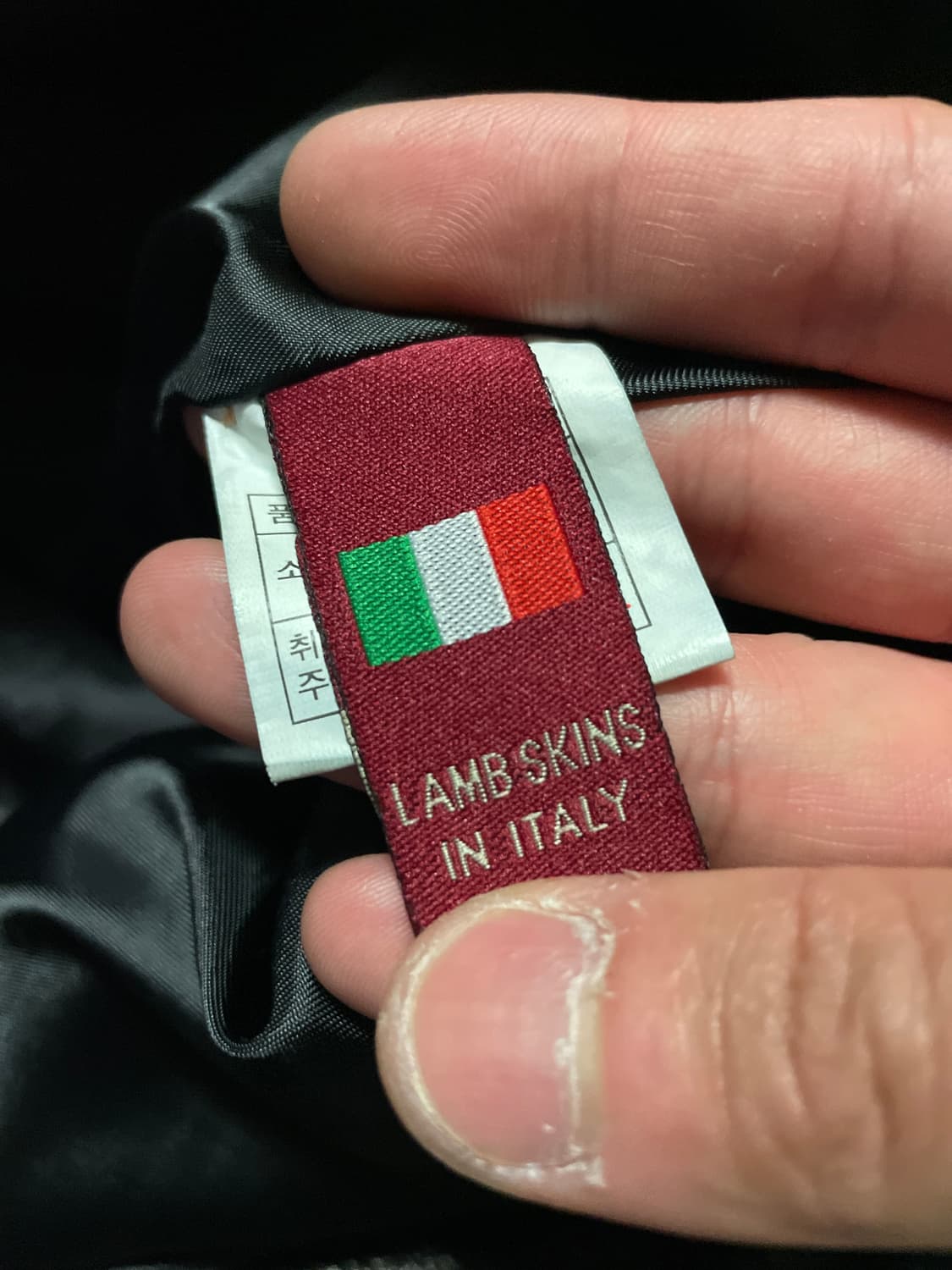 광희시장 웨스턴 무드 램스킨 양가죽 포켓 레더 자켓 상품이미지7