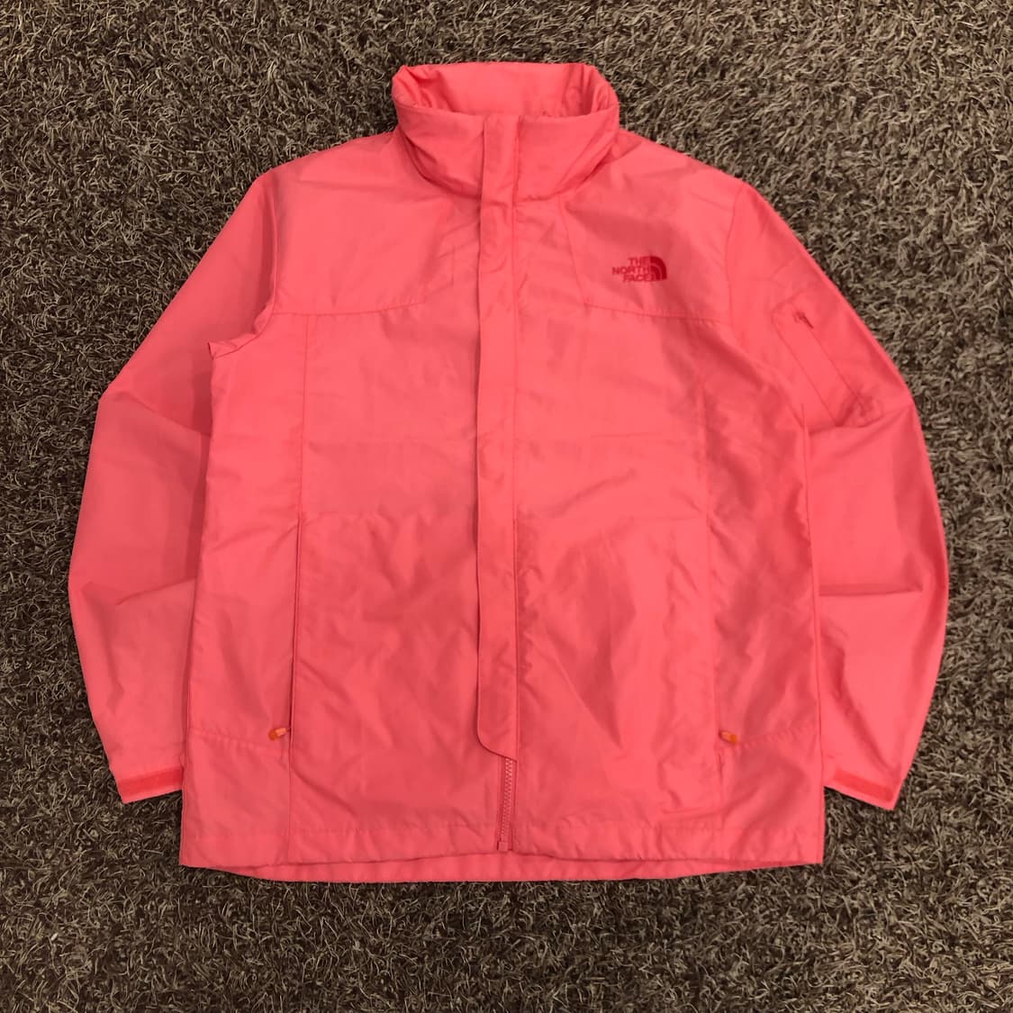 노스페이스 핑크 바람막이 자켓 상품이미지1