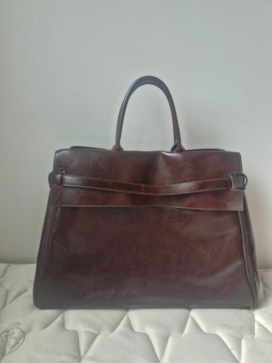 자라 오리진스 레더 토트백 브라운 상품이미지1