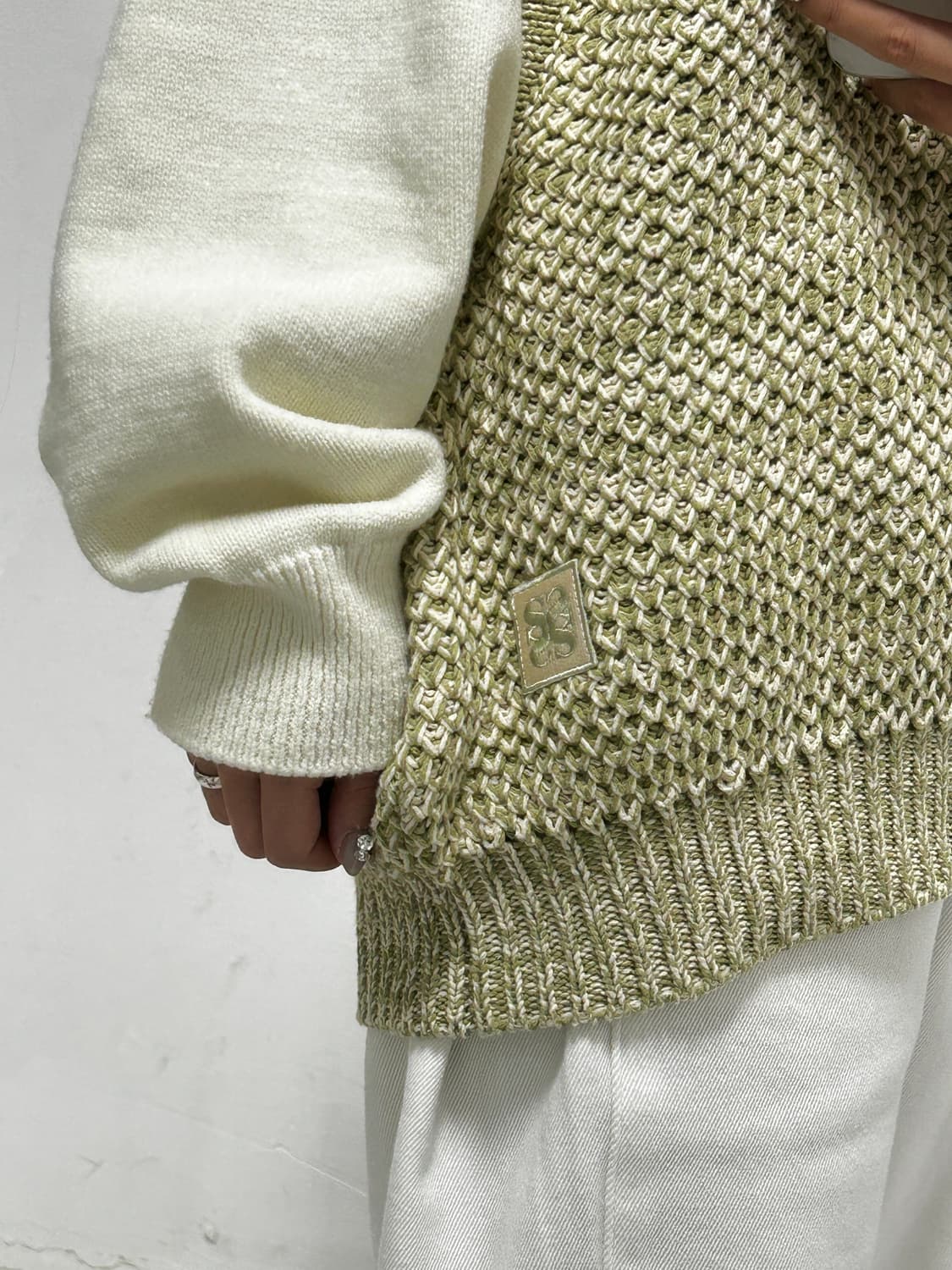 새터 니트 조끼  상품이미지2