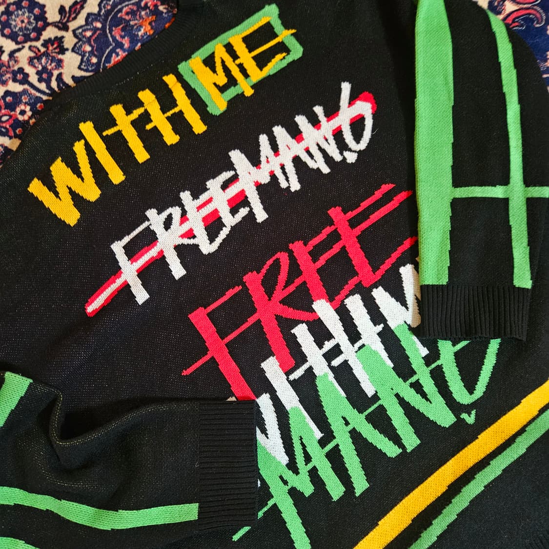 그라피스트 만지(MAN.G) 시그니쳐 컬러 박시 니트 Free 상품이미지3