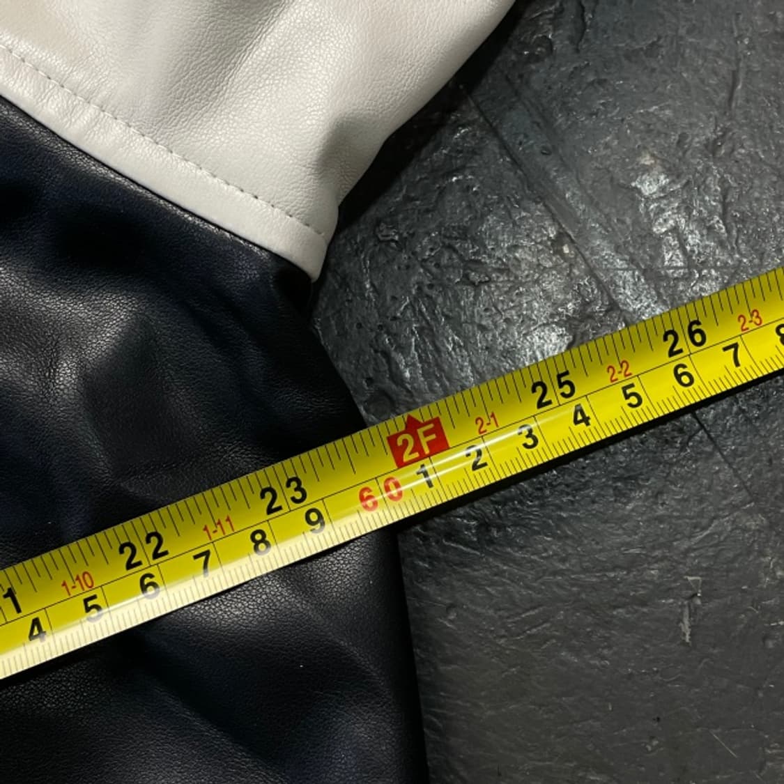 100 파르티멘토 배색 레더 자켓  상품이미지6