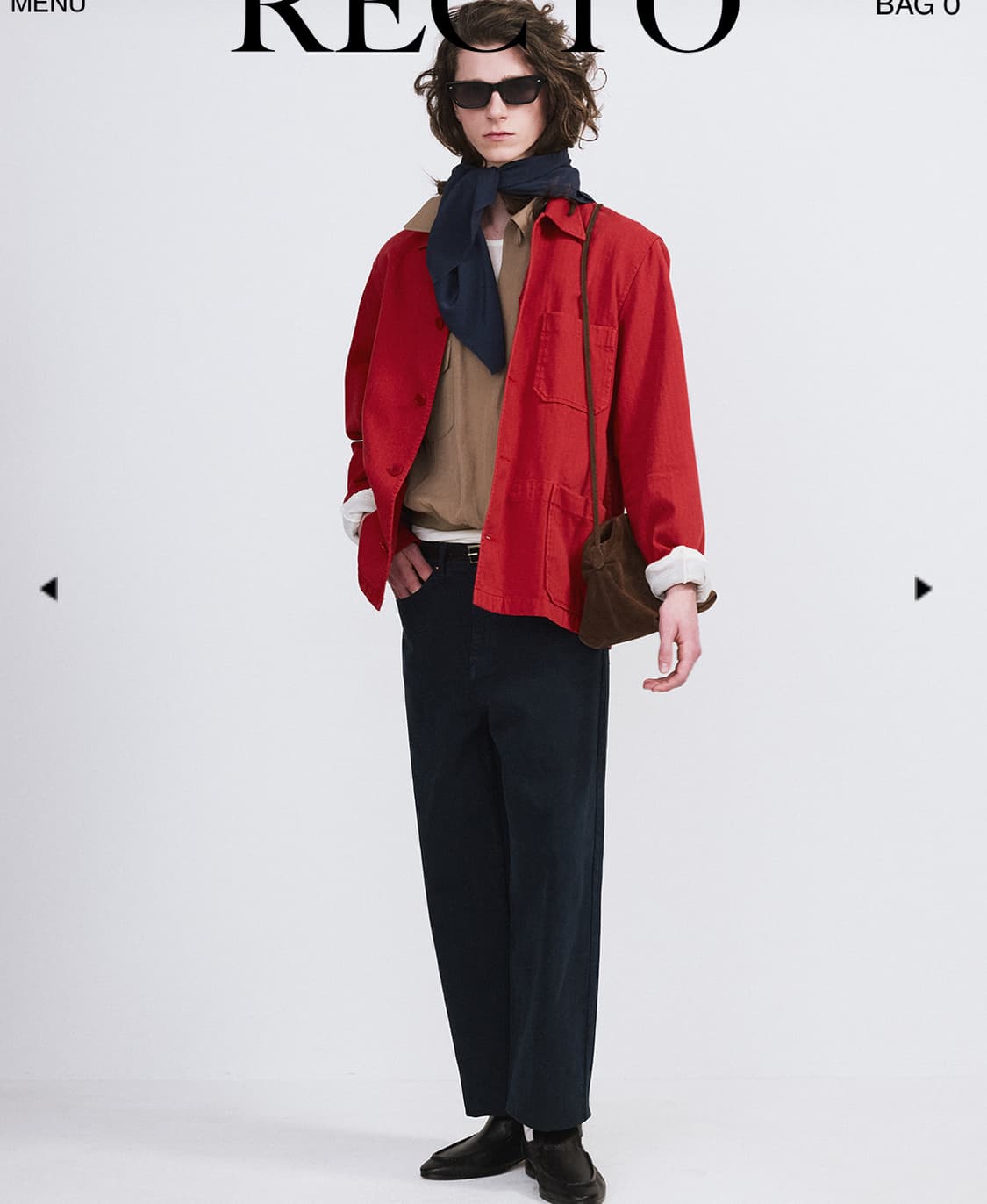 [1] 렉토 GARMENT DYED WORK JACKET (RED) 상품이미지1