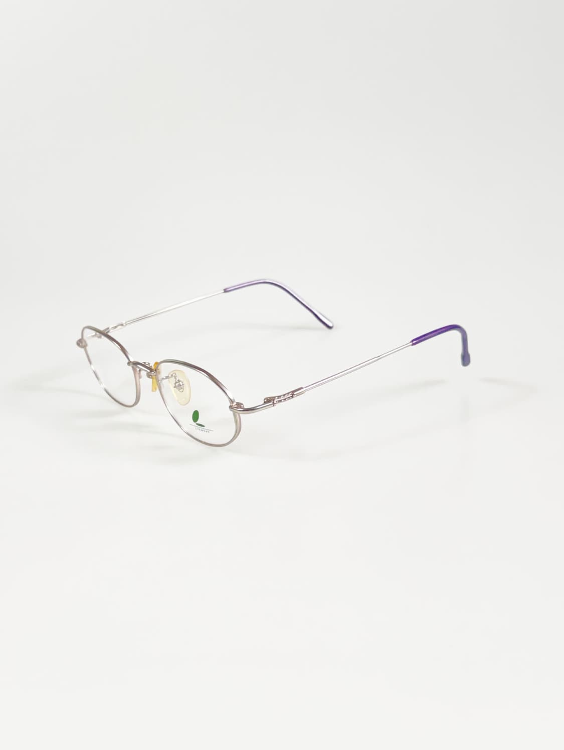 90s DJP 실버 메탈 슬림 오벌 프레임 빈티지 안경 상품이미지3