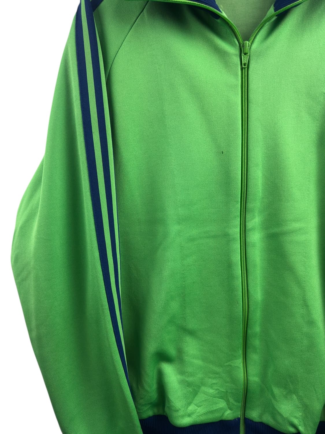 80s 아디다스 서독제 네이비그린 트랙탑져지1417 상품이미지4