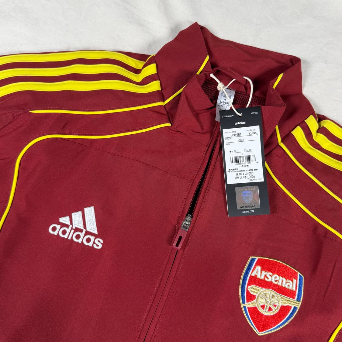 24-25 아디다스 아스날 축구 바람막이 집업 자켓 데드스탁 상품이미지2