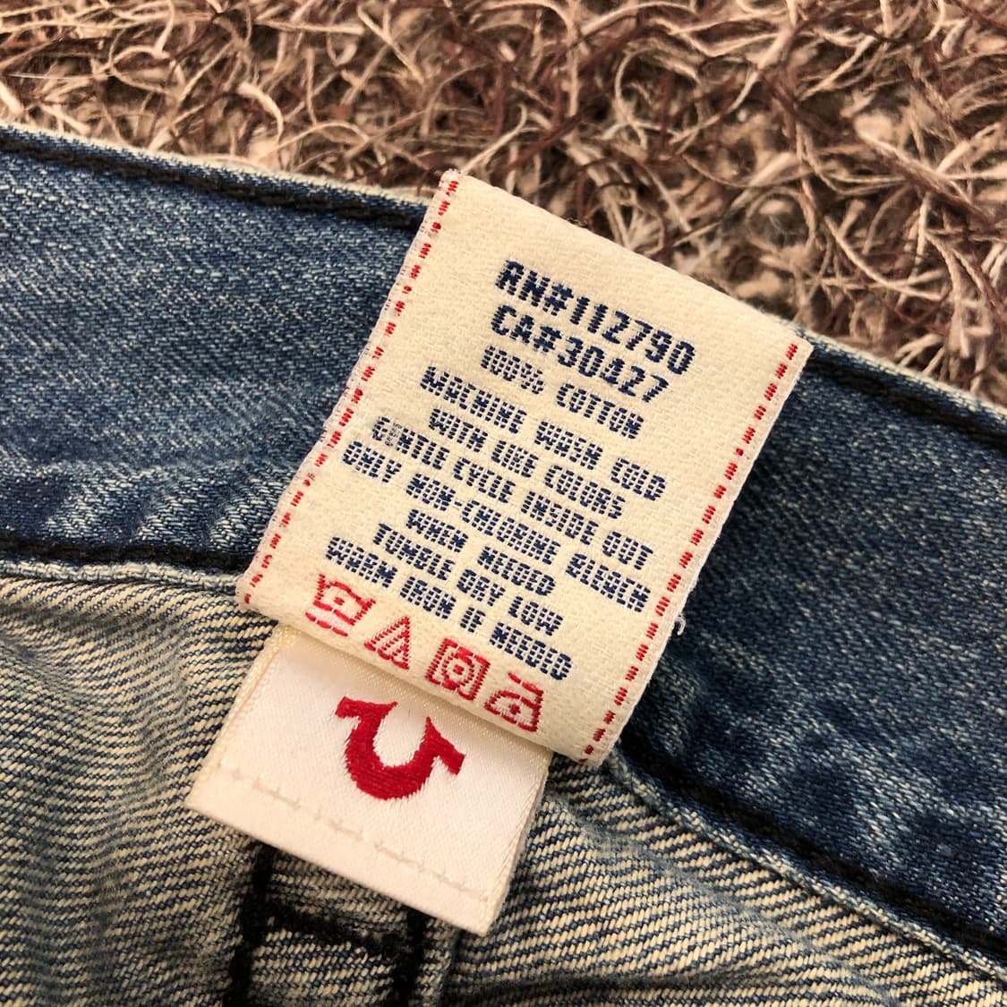 트루릴리전 워싱 스트레이트진 데님 팬츠 상품이미지8