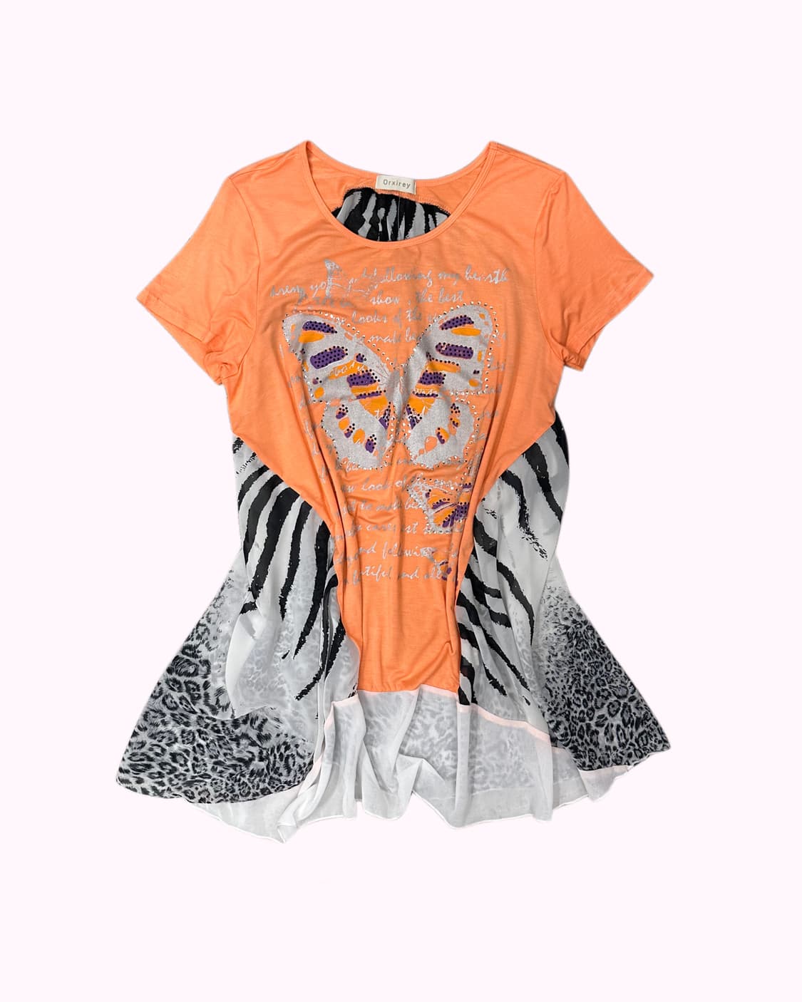 cubic butterfly drape t-shirt 상품이미지1