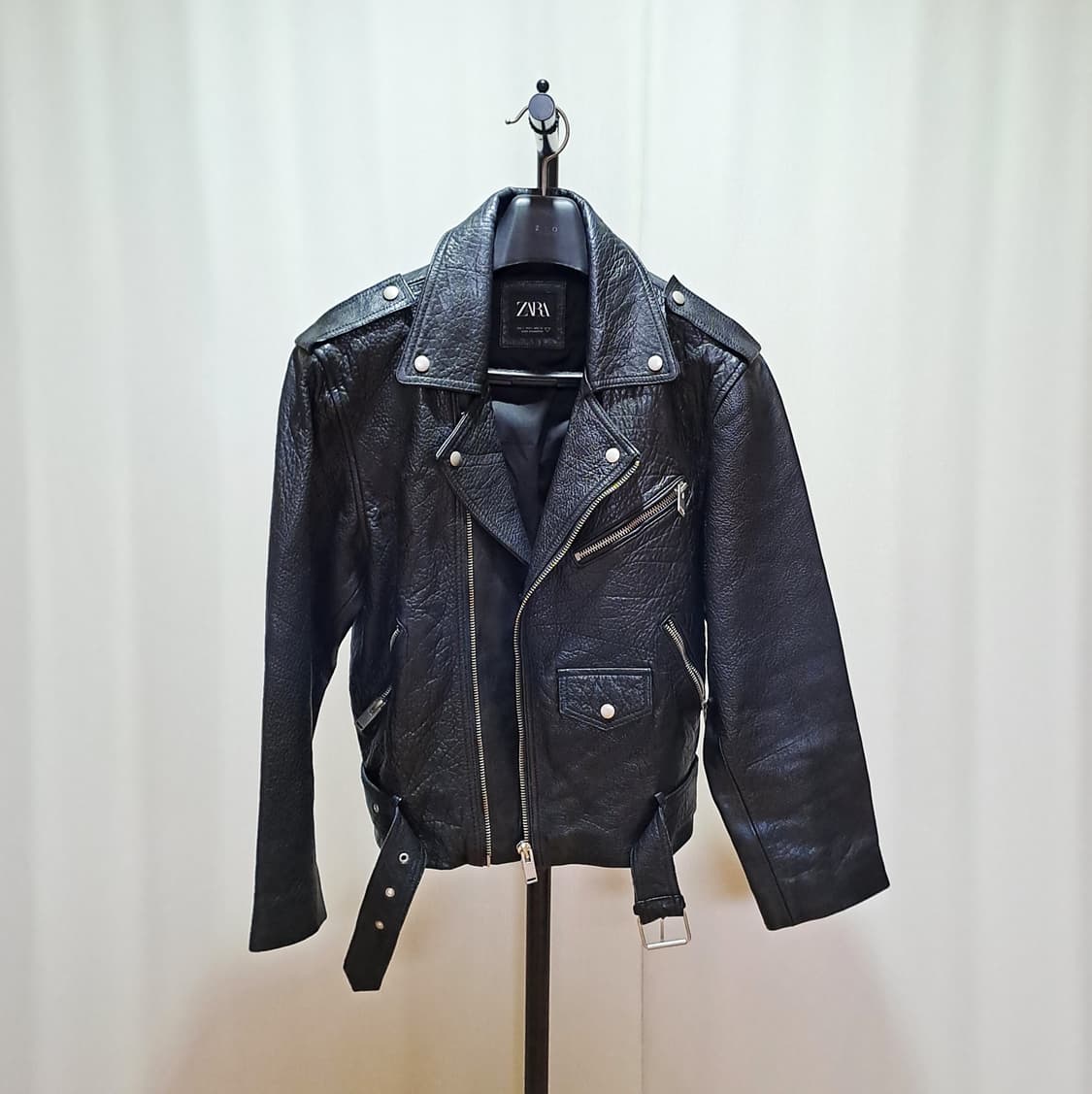 (새상품) 자라 버팔로가죽 자켓 L B214 상품이미지1
