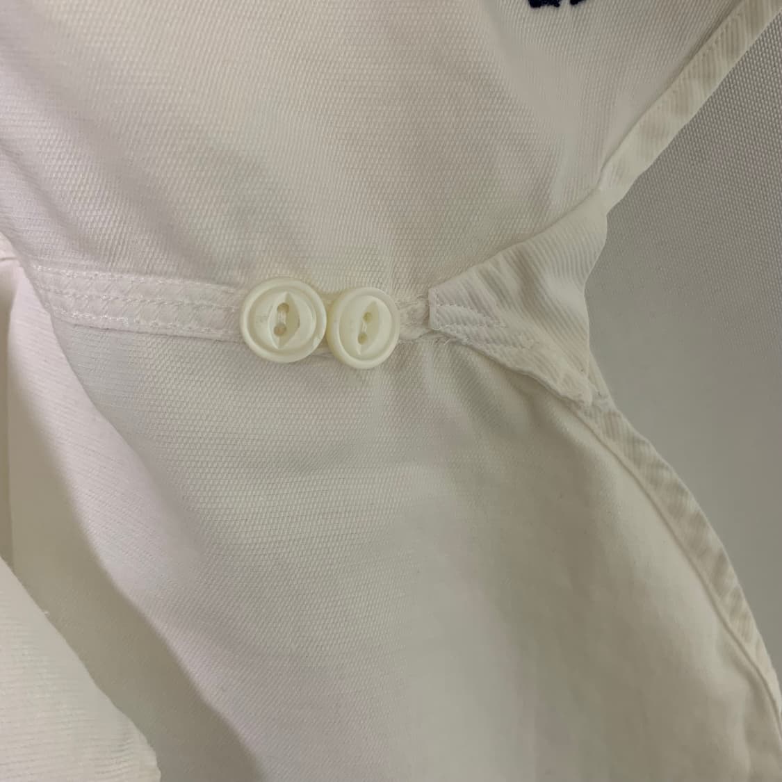 폴로 랄프로렌 더블 포켓 아이보리 빈티지 베이직 셔츠 남성 XL 상품이미지5