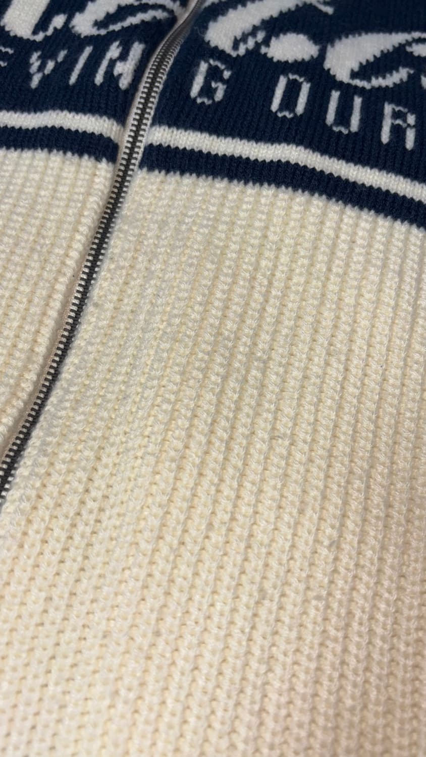 테켓 quip knit zip-up hoddie (니트 후드집업 네이비) 상품이미지4