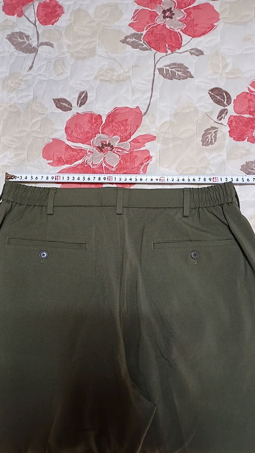 유니클로 와이드 스판팬츠 34인치 기장106 상품이미지6