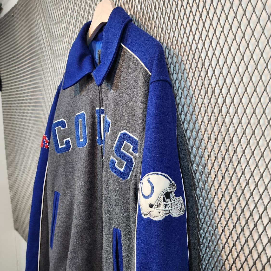 NFL  COLTS 인디아나 콜츠 울 자켓 상품이미지4