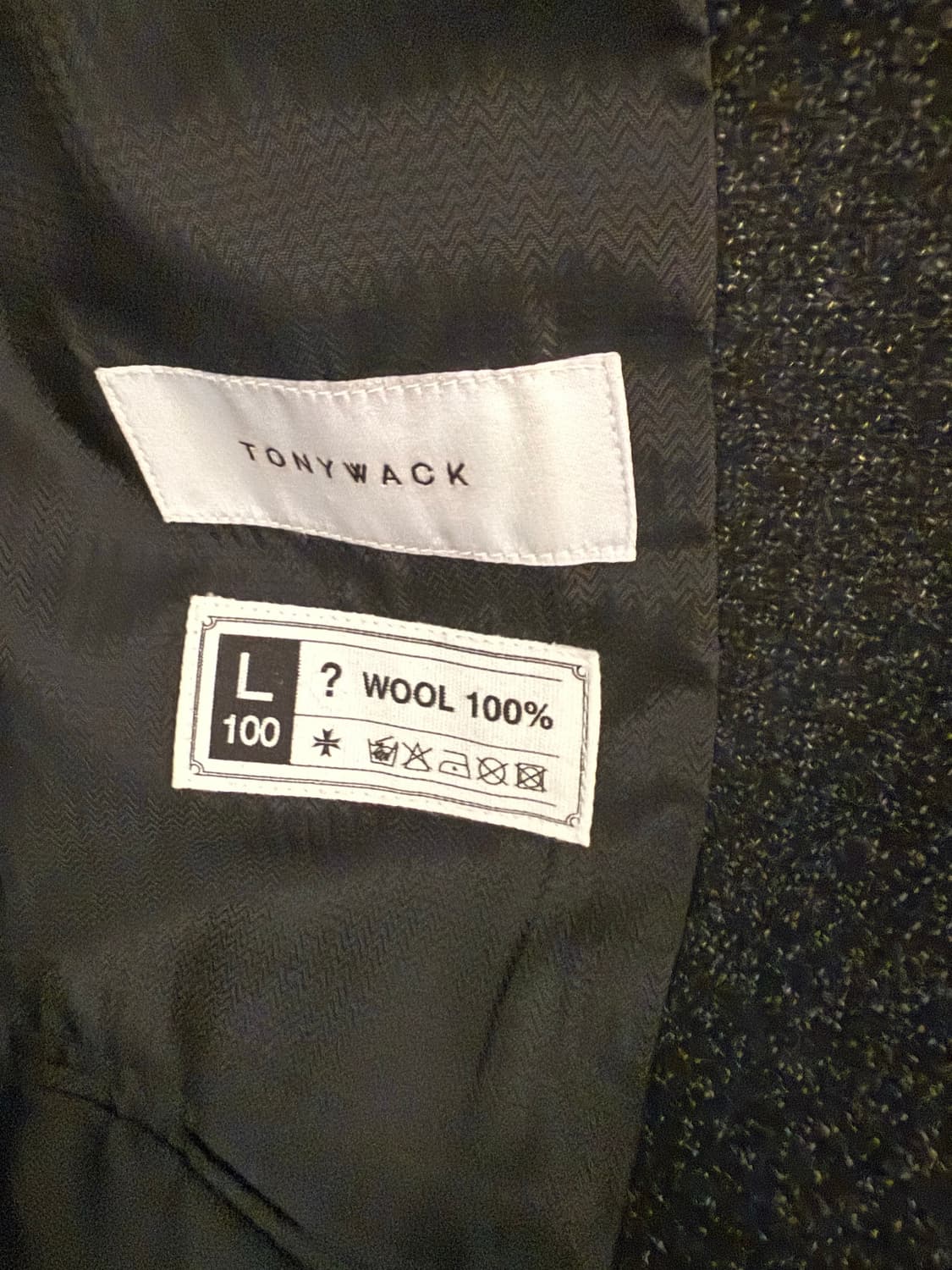 Tonywack 토니웩 3버튼 울 자켓 L 상품이미지3