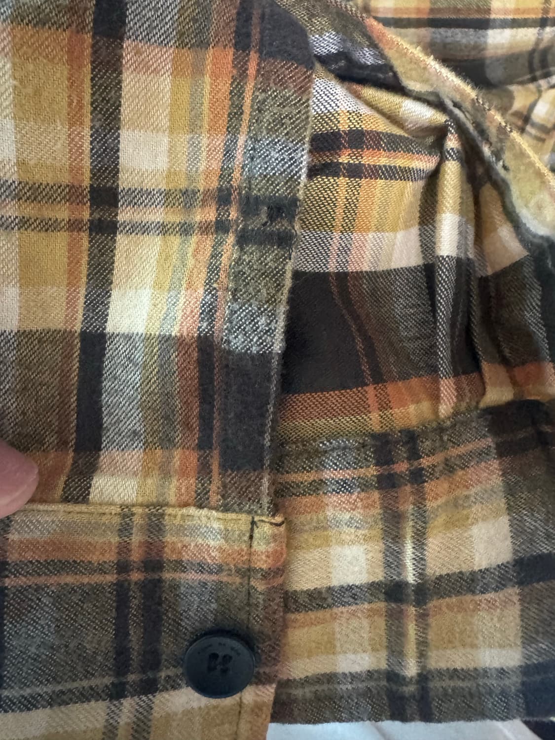 피어오브갓 4th 플란넬 셔츠 옐로우 M 상품이미지8