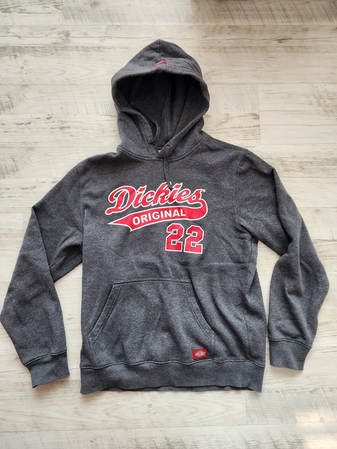 DICKIES 디키즈 회색 후드티. L(100)사이즈 그레이 후드 티셔츠 상품이미지1