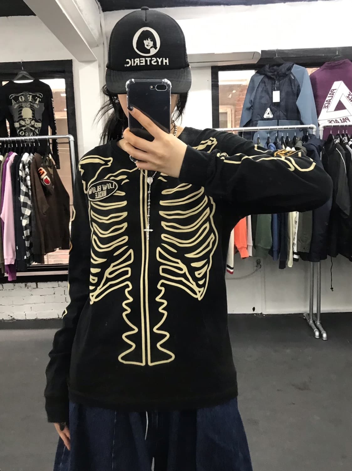 밴슨 레더 로우블로우 본 롱슬리브  상품이미지2