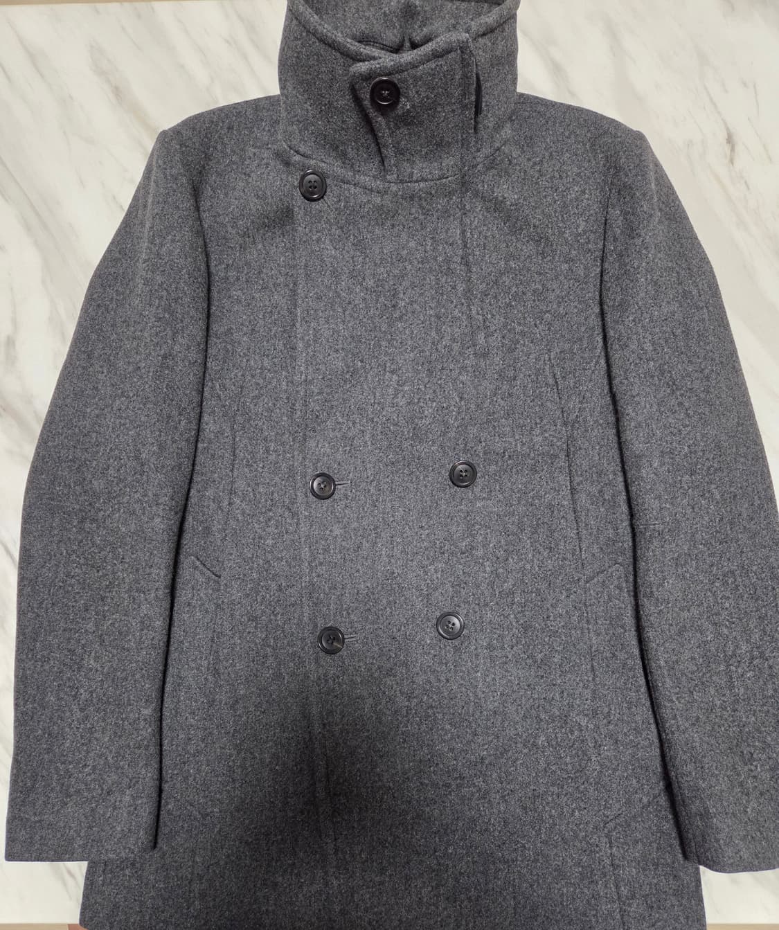 타임옴므 더블 브레스티드 피코트 상품이미지1