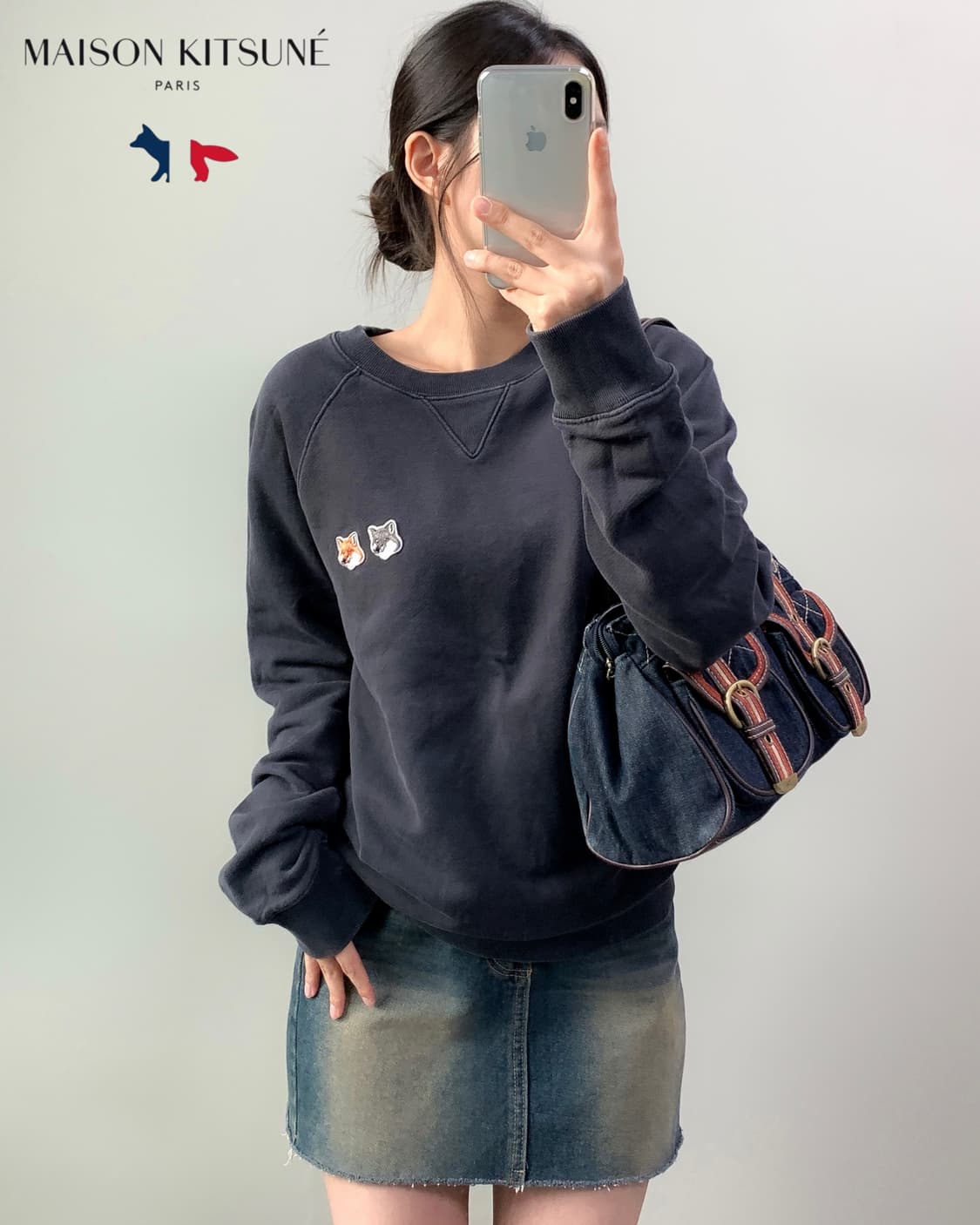 메종키츠네 더블폭스 맨투맨 상품이미지2