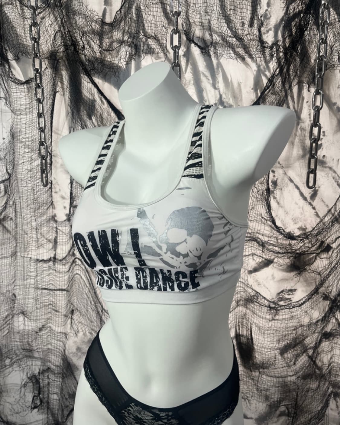 Rock Skull Glitter Tank top 상품이미지5