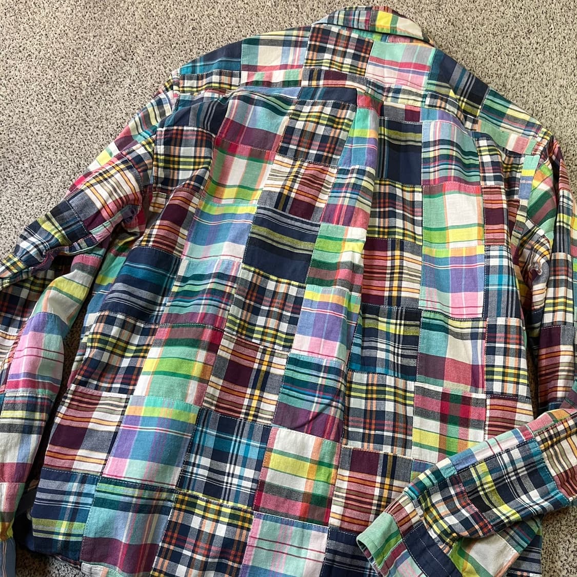 브룩스 브라더스 패치워크 셔츠  상품이미지3