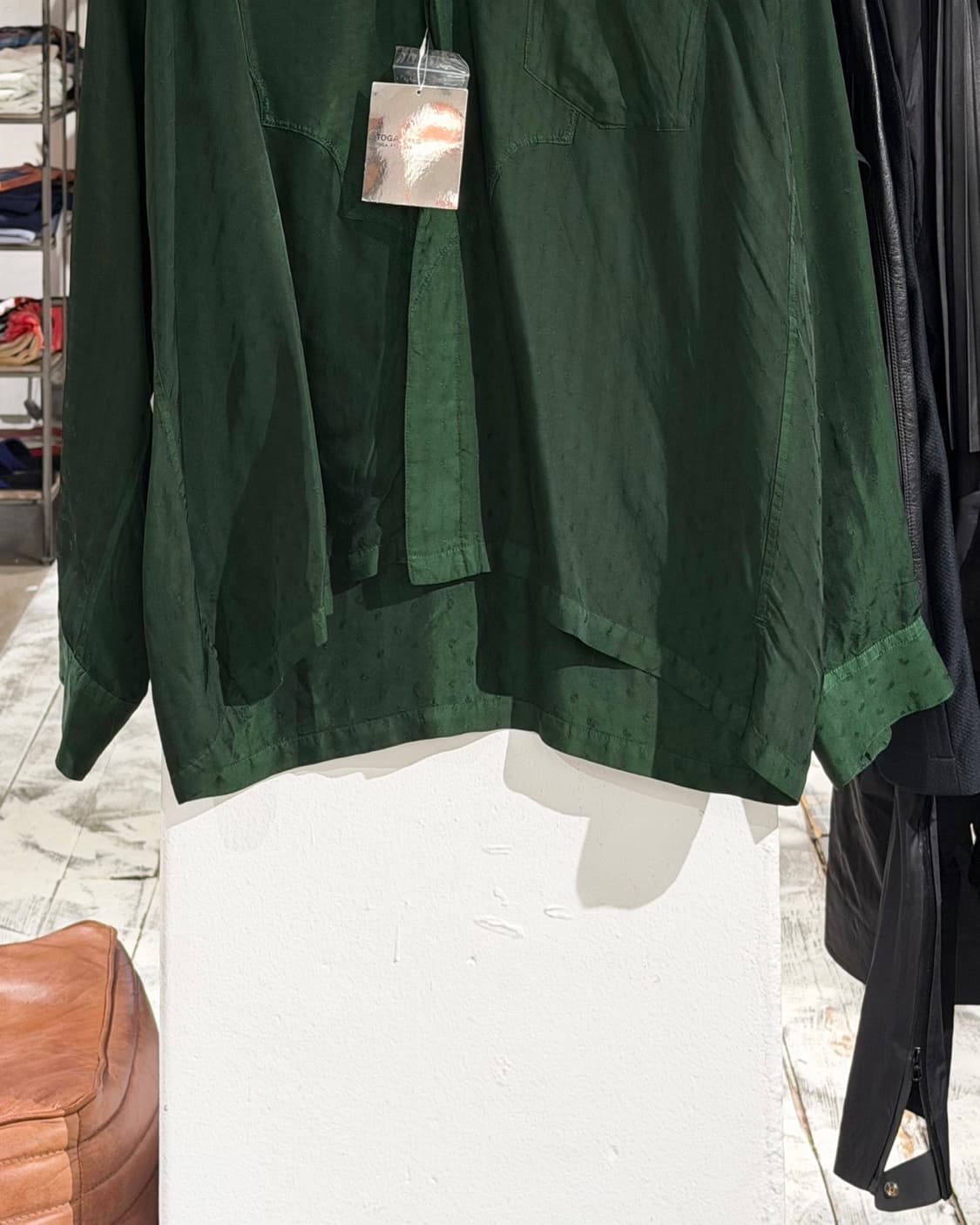 토가 비릴리스 그린 레이온 트윌 셔츠 상품이미지5