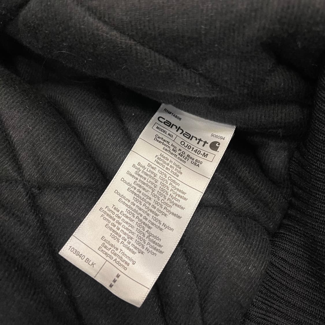 Carhartt active (Oj0140-m) jacket 상품이미지5