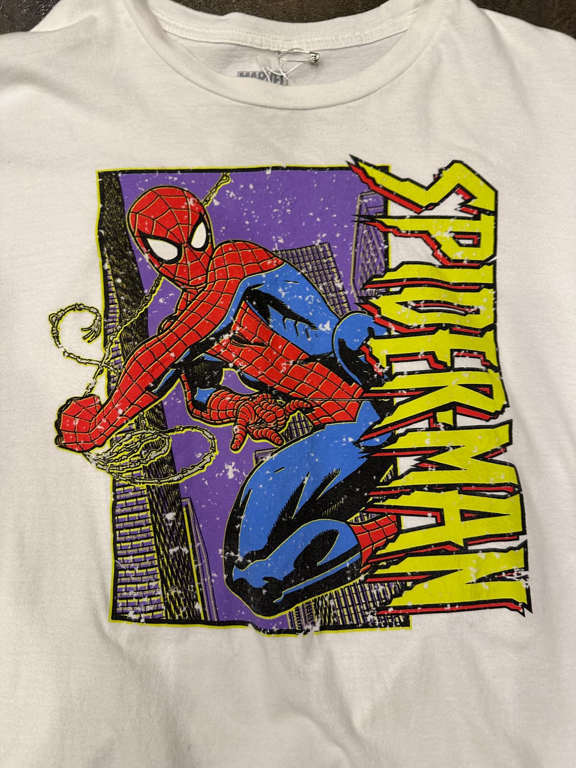 Marvel SPIDER-MAN 스파이더맨 프린팅 반팔티 XXL 상품이미지3