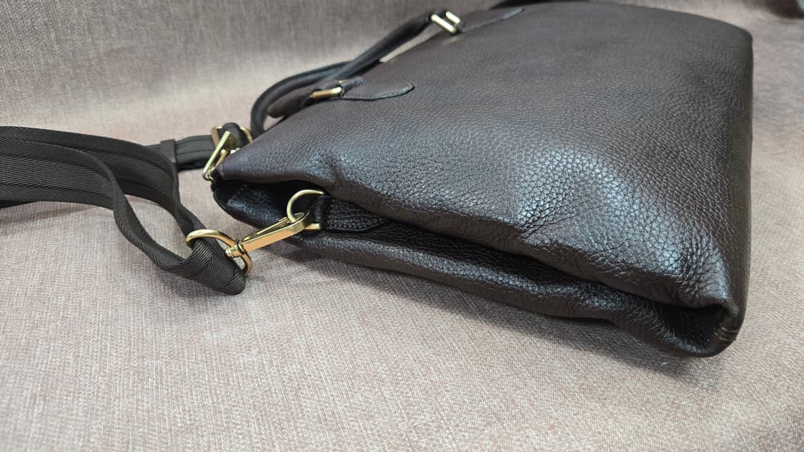 닥스 브라운 가죽 토트백 겸 숄더백 상품이미지6