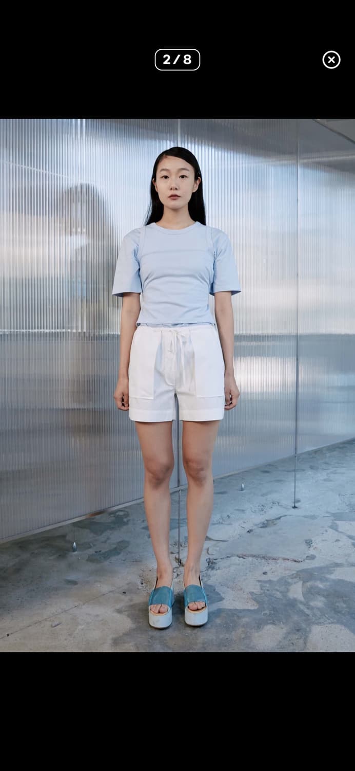 STRING LAYERED TEE SKY BLUE 상품이미지1