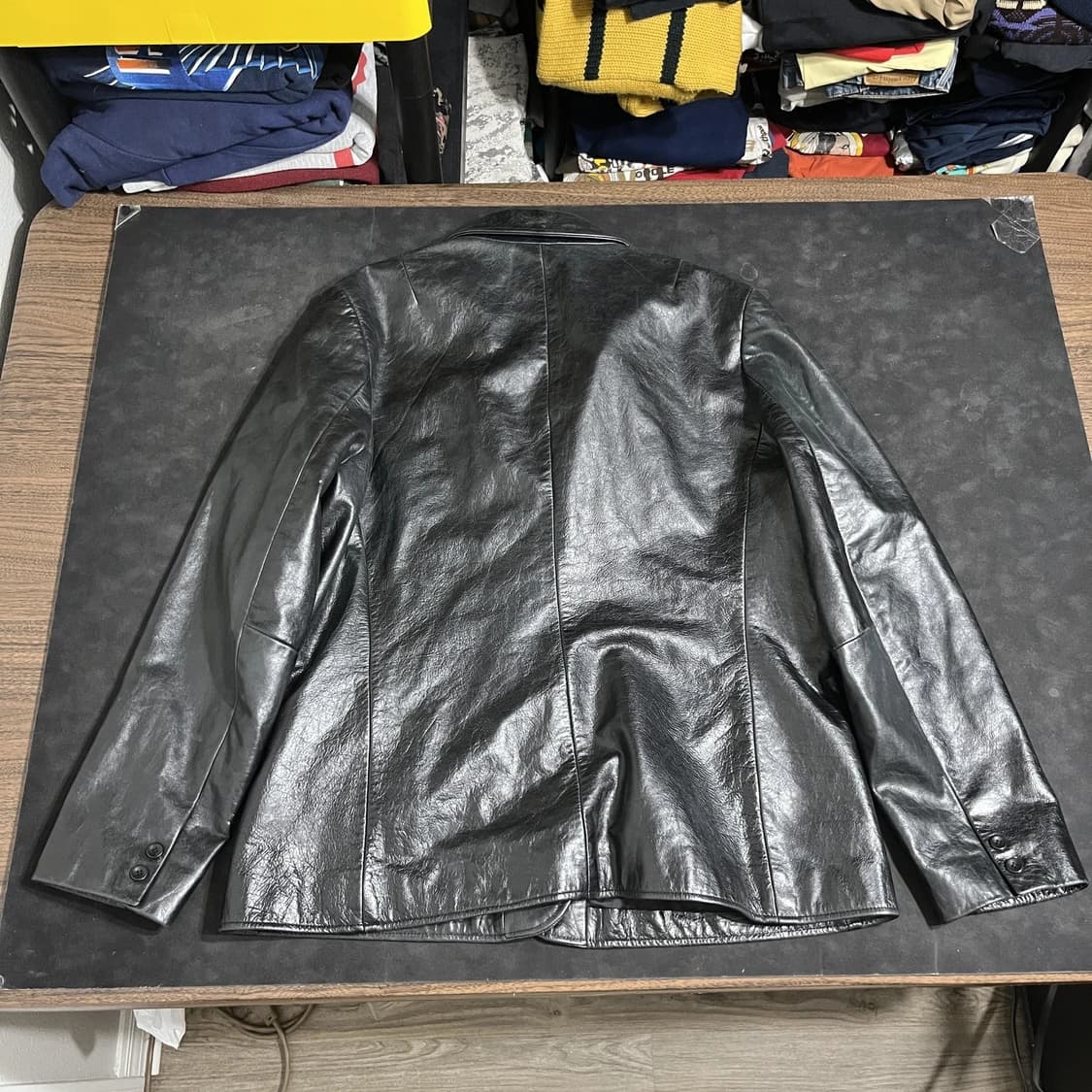 올드 갭 레더 블레이저 자켓 상품이미지7