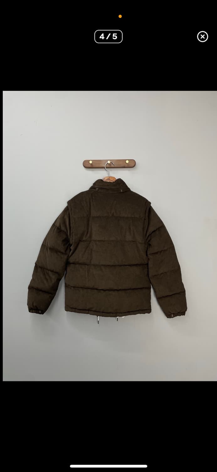 폴로랄프로렌 브라운 코듀로이 컨버터블 다운 패딩 (탈부착가능) A2770 상품이미지4