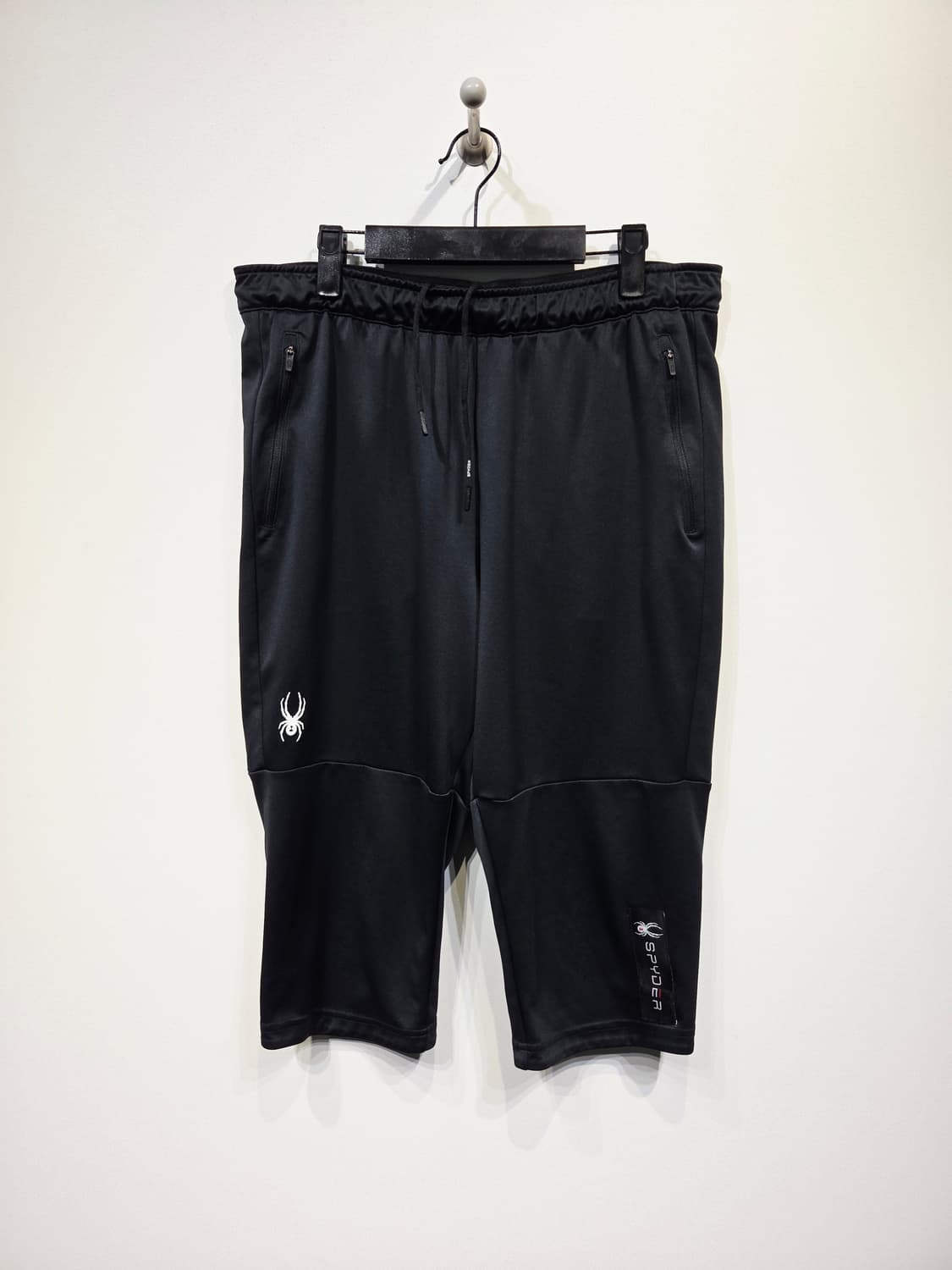 SPYDER 스파이더 트레이닝 7부 팬츠 블랙 상품이미지2