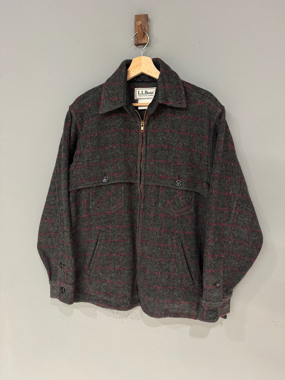 80s L.L. Bean 엘엘빈 울 자켓 상품이미지1