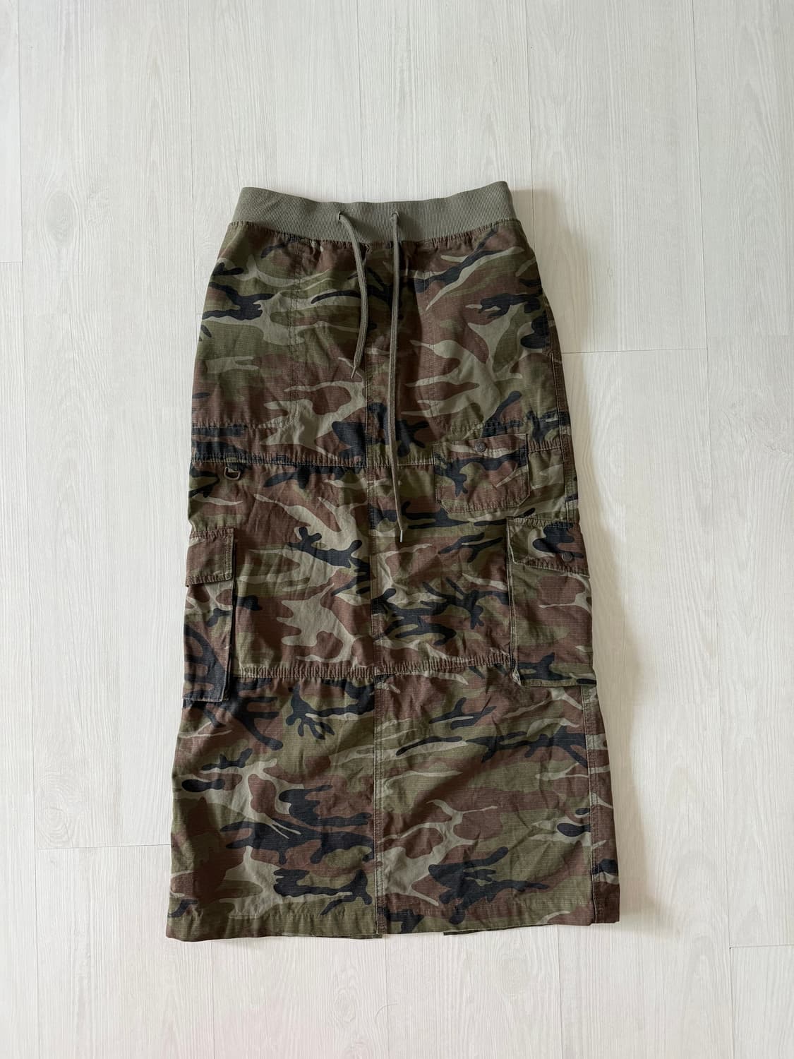 러닝하이 카모 롱스커트 상품이미지1