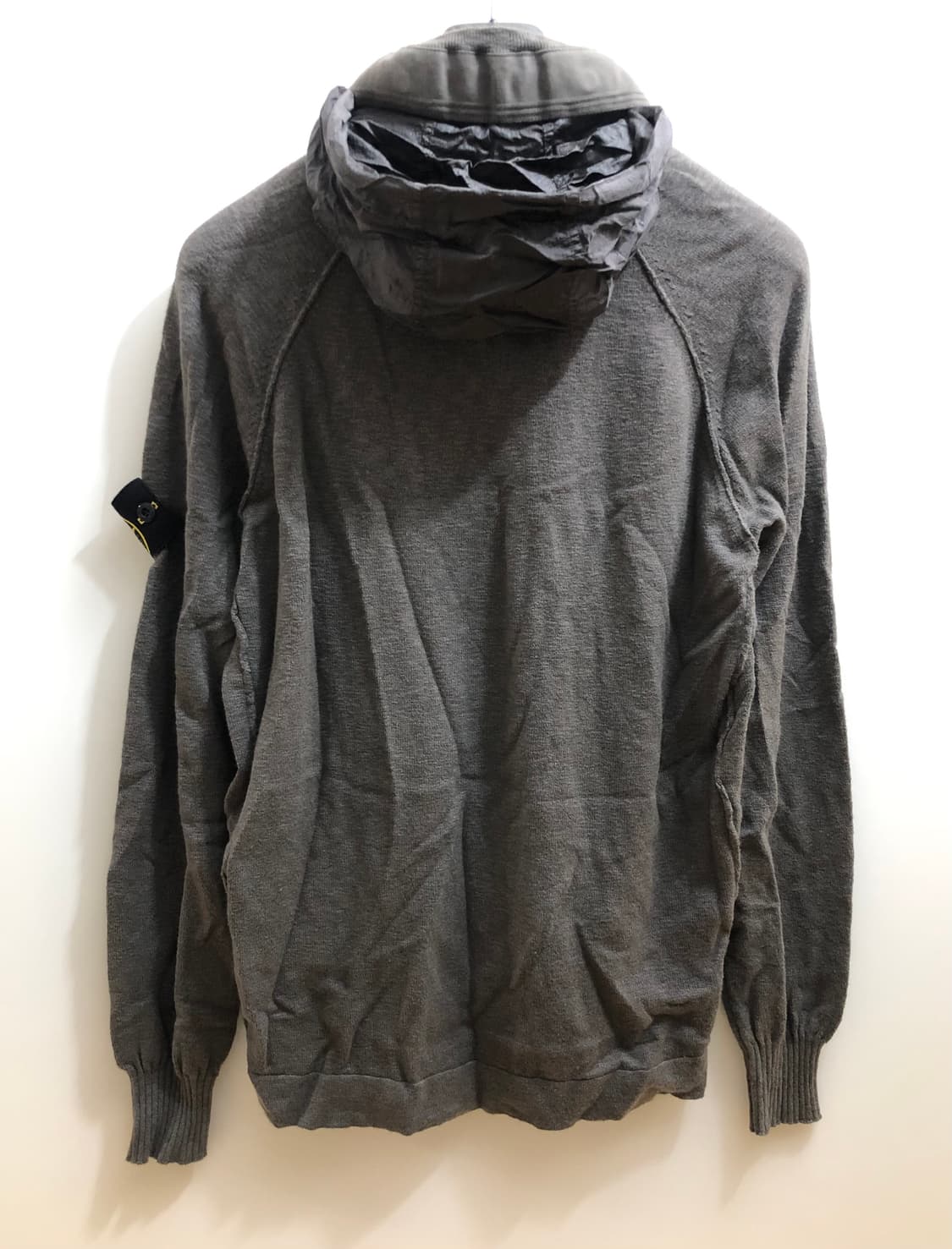[M] 스톤아일랜드 니트 후드집업 자켓 그레이 상품이미지3