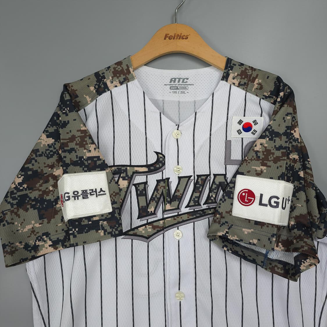 남성용 LG 트윈스 채은성 55번 밀리터리 유니폼 2XL 상품이미지2