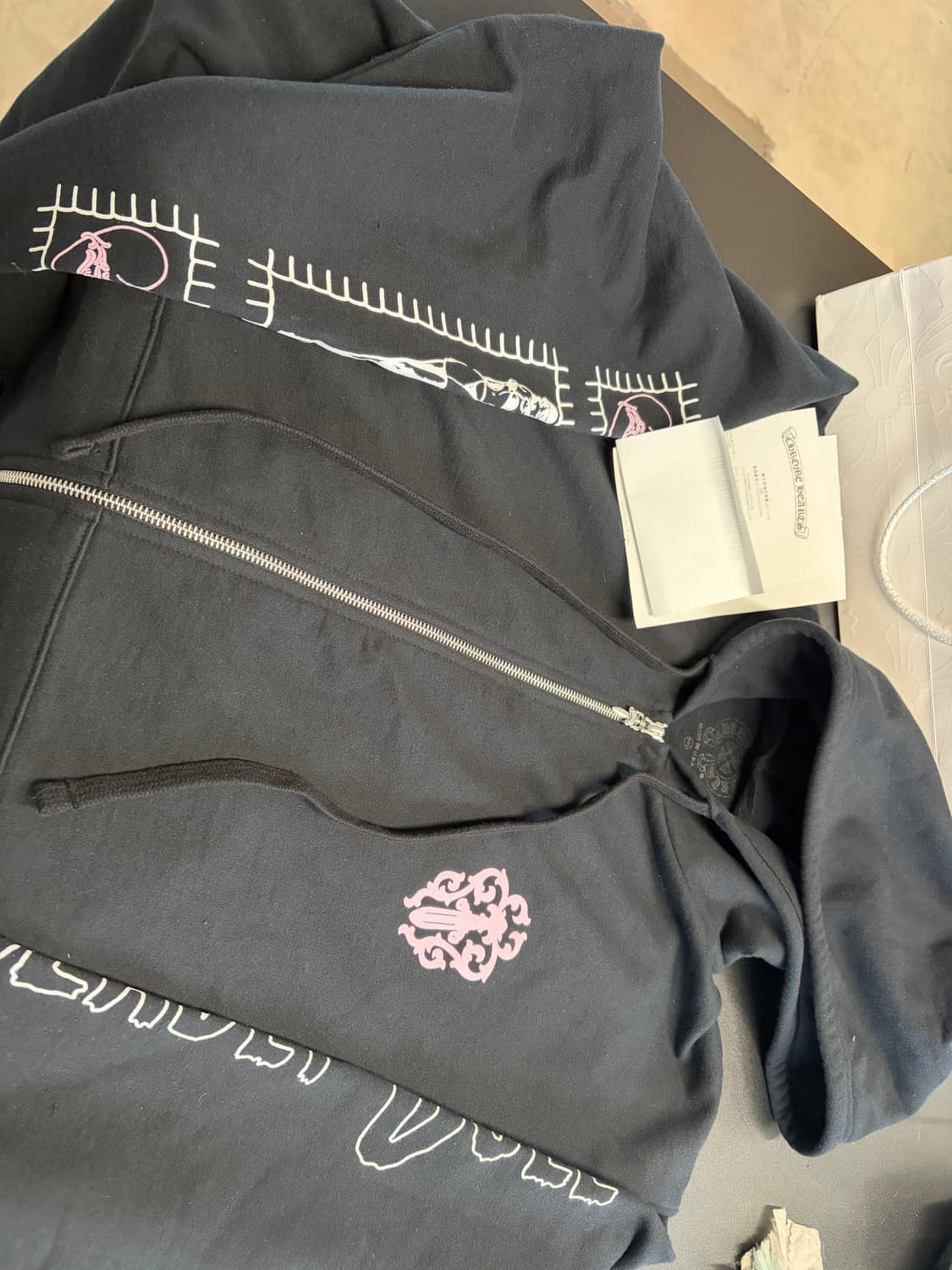 크롬하츠 데들리돌 후드집업 2XL 새상품 상품이미지2