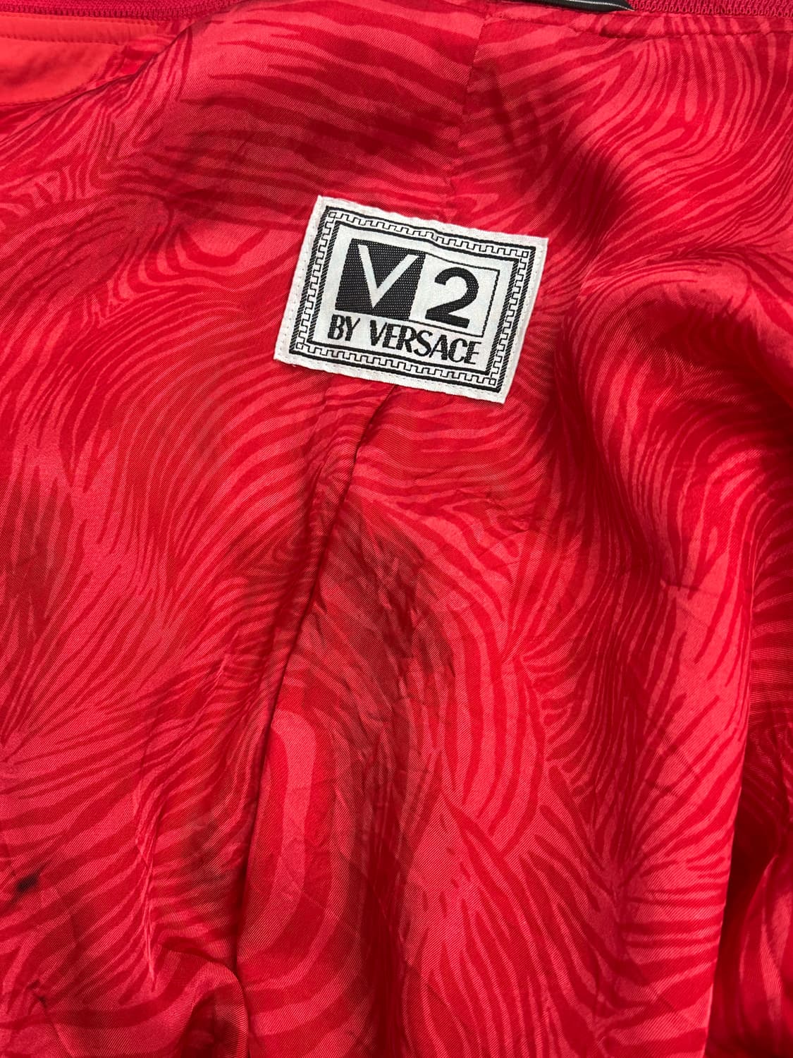 90s V2 by VERSACE 봄버 자켓 48 상품이미지7