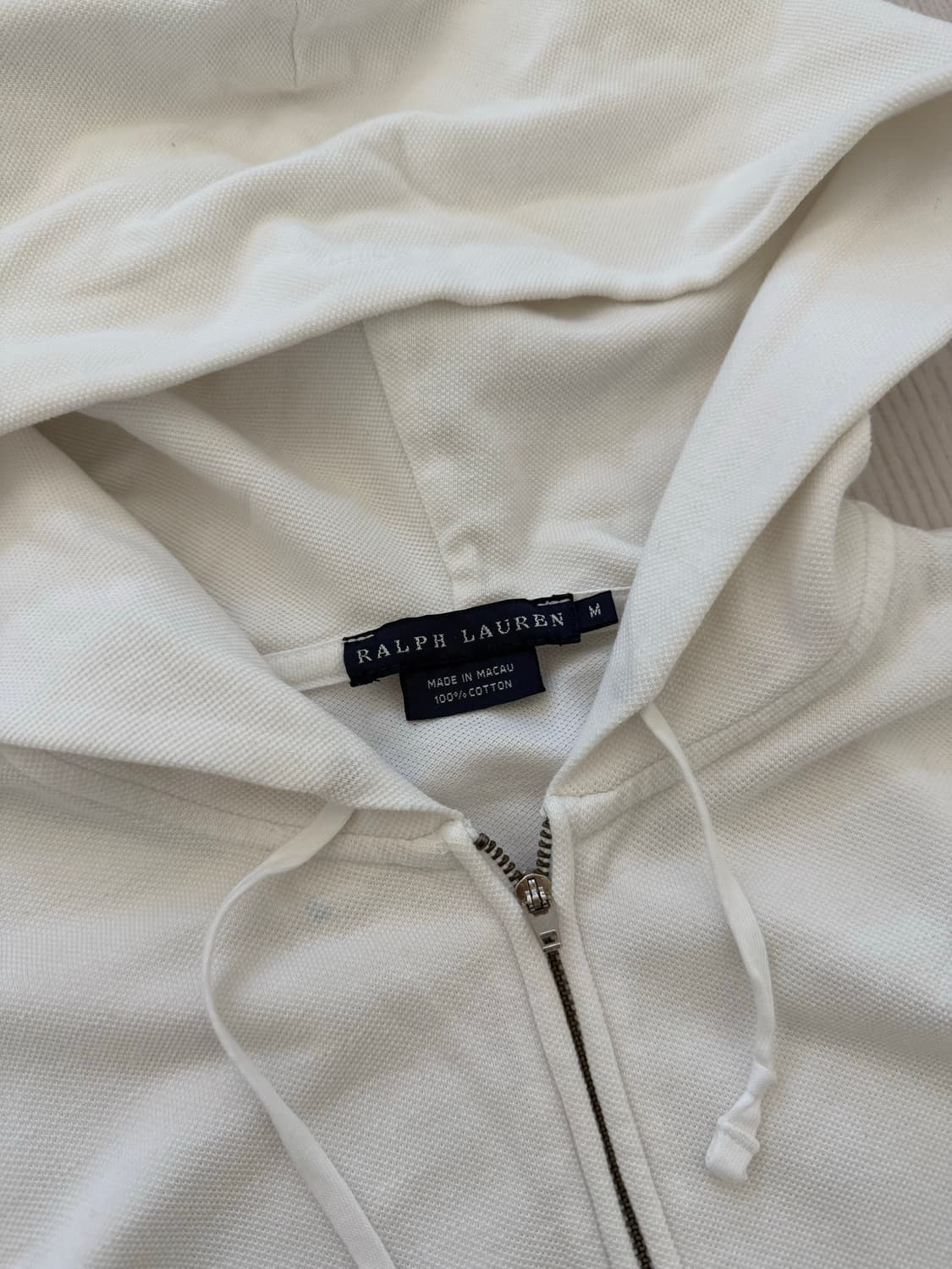 폴로 랄프로렌 여성라인 포니로고 코튼 후드집업 딱붙핏 상품이미지6